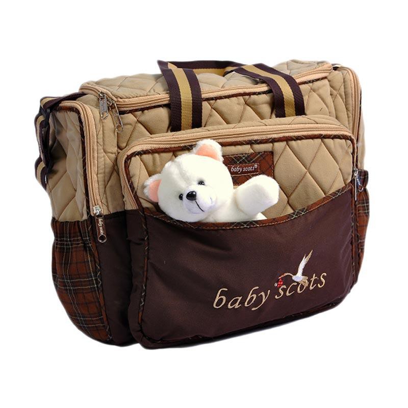 Promo !! BABY SCOT -TAS BAYI BABY SCOT BESAR FREE BONEKA LUCU