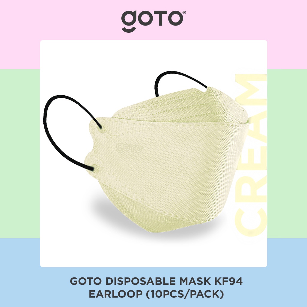 Goto Kf94 Disposable Mask 4 Ply Masker Earloop 4Ply Kesehatan Kf 94