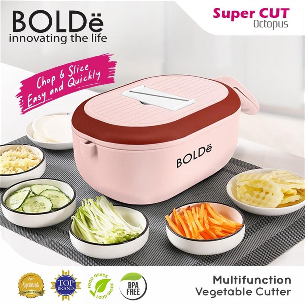 BOLDe Alat Pemotong Kentang Sayuran - Parutan Sayur Buah Multi Slicer Serbaguna Super Cut OCTOPUS