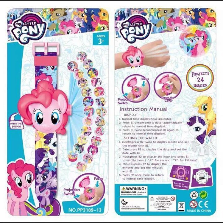 Jam Tangan Proyektor Anak Jam Fashion Anak Jam Litle Pony Trendy