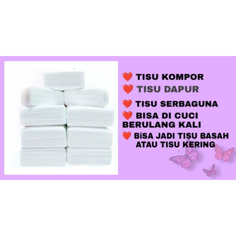 TISU KOMPOR / TISU DAPUR / TISU SERBAGUNA / TISU AJAIB / TISSUE BISA DI CUCI LAGI