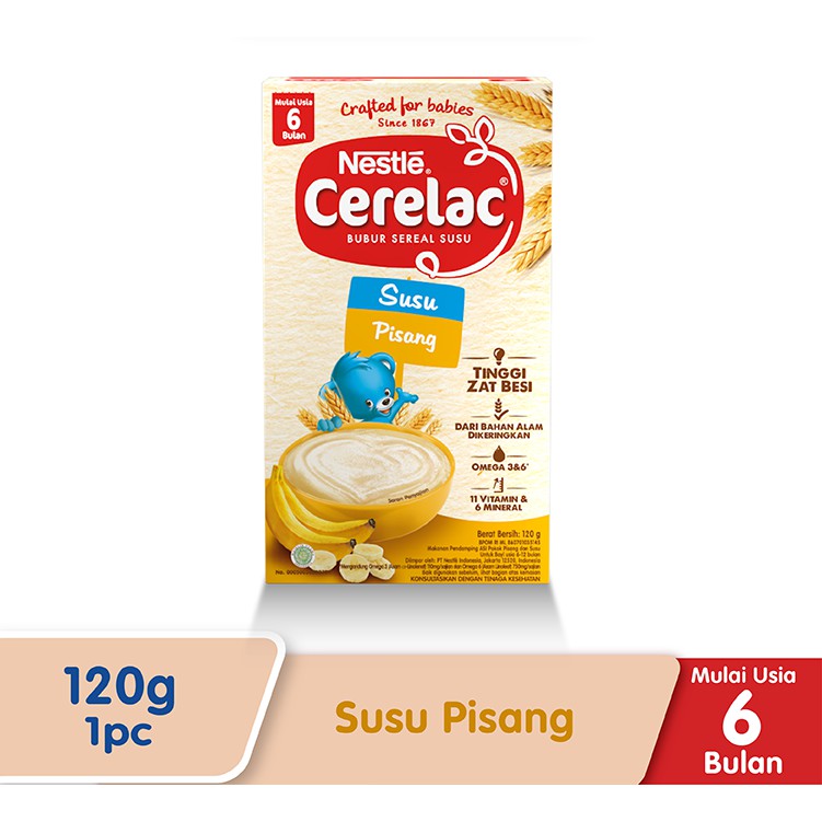 NESTLE CERELAC Rasa Susu Pisang 120g