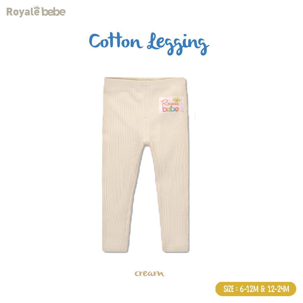 Royale Bebe Cotton Legging Buka Kaki Legging Bayi