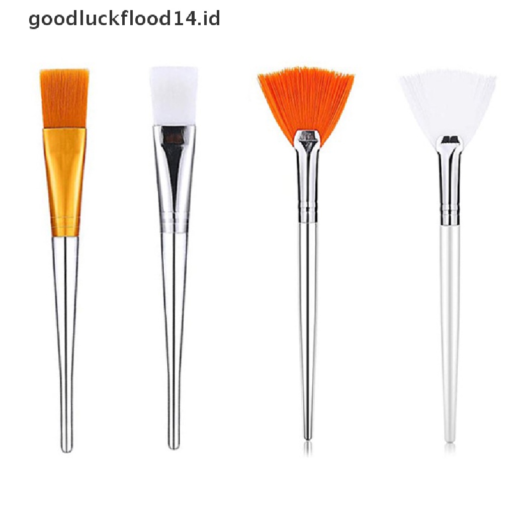 [OOID] 3/4pcs Practical Facial Brushes Makeup Brushes Soft Portable Cosmetic Tools ID