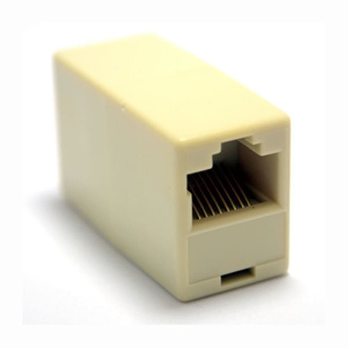 Connector Barrel rj45 female to female cat 5 6 - Konektor Barel lan rj-45