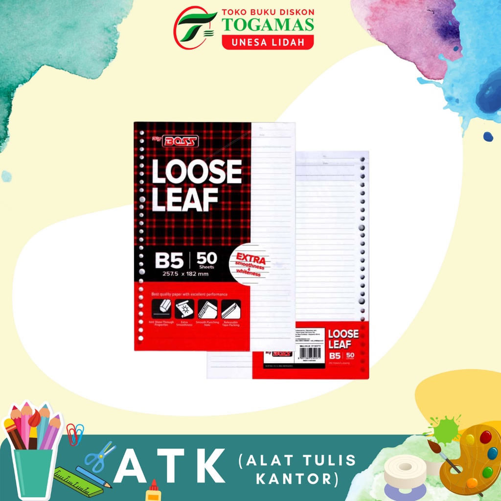 

SALE!! LOOSE LEAF BBO LL 50L/100L B5 BIG BOSS