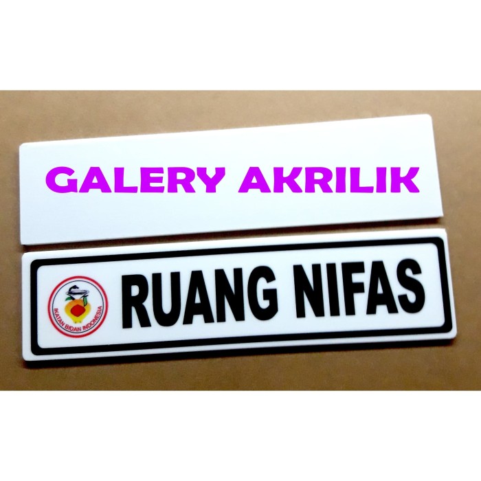 

SIGN BOARD ACRYLIC RUANG NIFAS 5X20 PAPAN NAMA AKRILIK RUANG NIFAS Keren