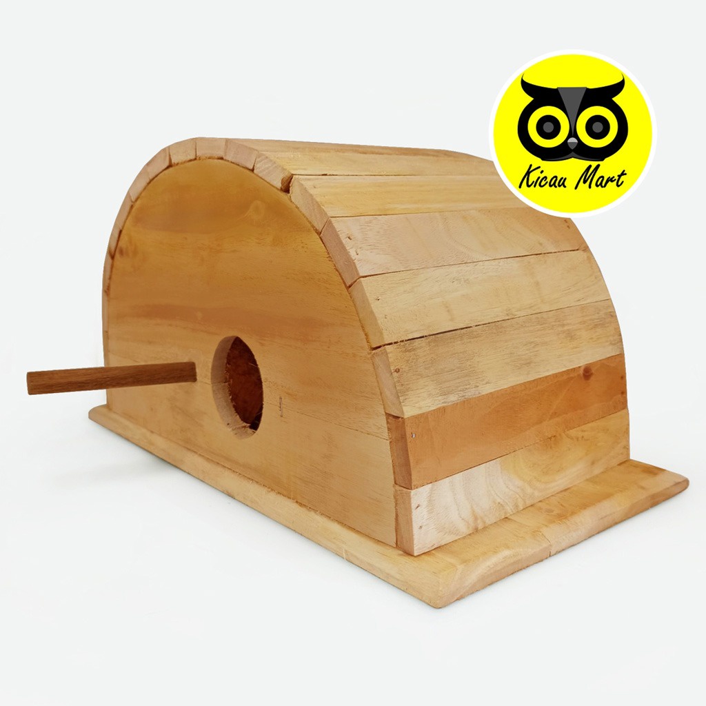 GLODOK  TANGKRINGAN LOVEBIRD PARKIT GRADASI SETENGAH LINGKARAN KAYU SARANG TELUR BURUNG HAMSTER SUGAR GLIDER GELODOK SUSUH SARANG TERNAK BREEDING BURUNG KENARI FALK NURI SUNCONURE GLSGRT-2