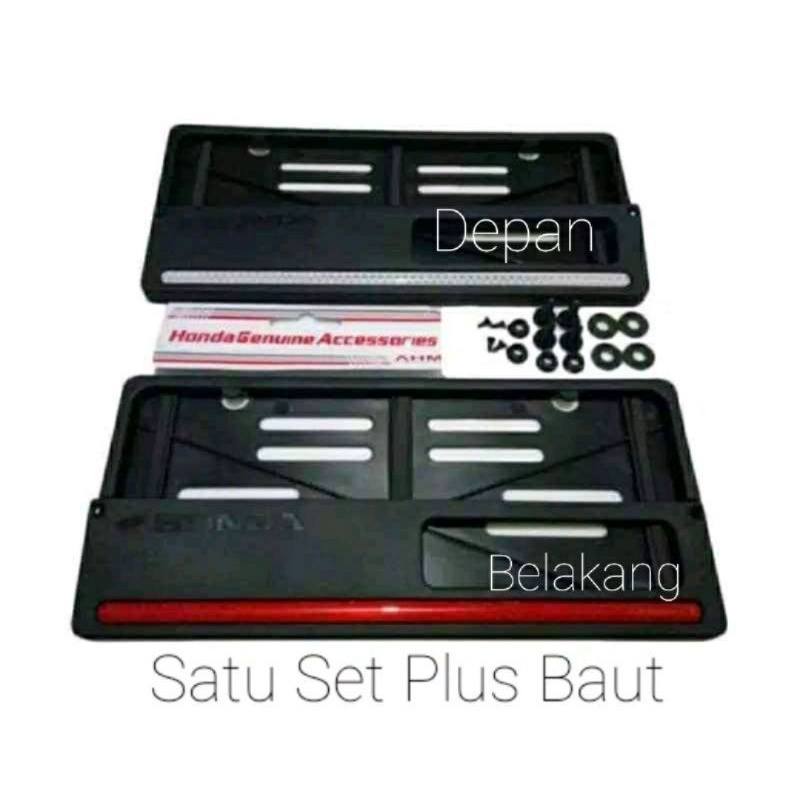 Cover Dudukan Plat Motor Honda