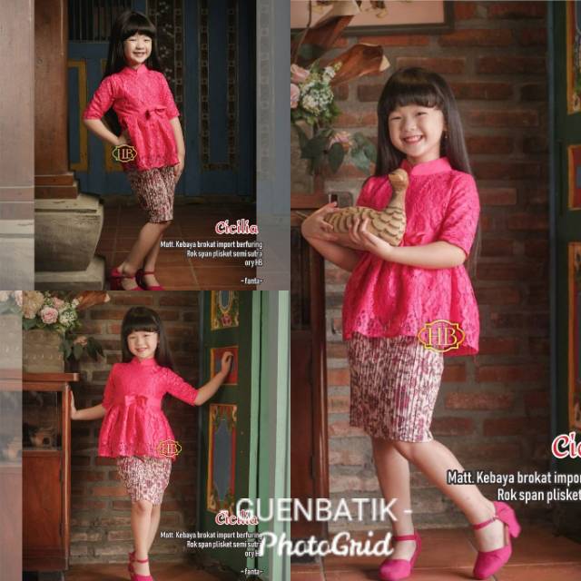 CICILIA SET KEBAYA BRUKAT ANAK ORI BEST SELLER