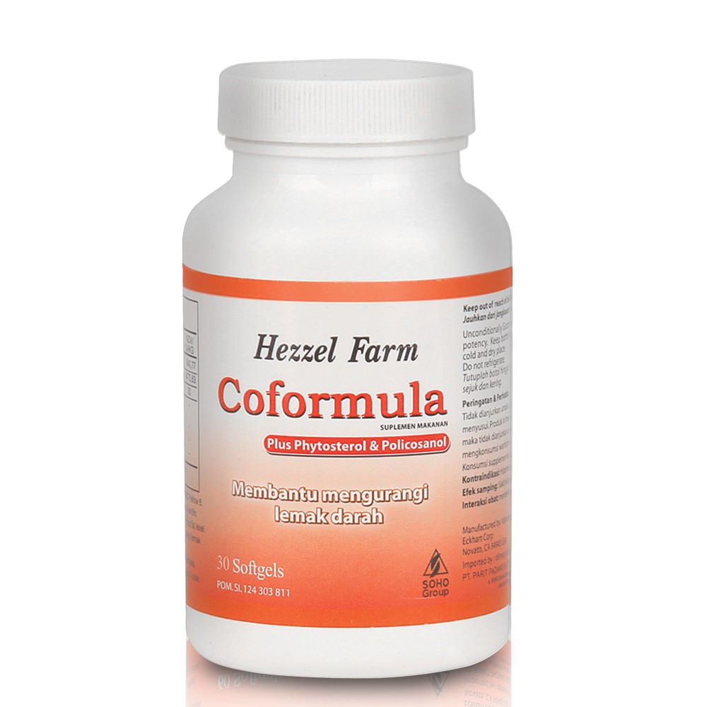 Coformula Phytosterol Policosanol Lemak dalam Darah by Hezzel Farm