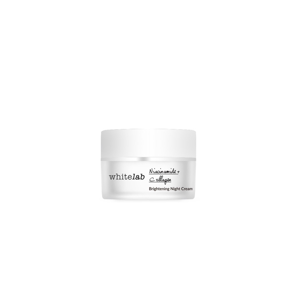 Whitelab Brightening Night Cream Perawatan Kecantikan Wajah Whitening Krim Malam Original BPOM