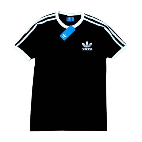 ADIDAS T-SHIRT PRIA CALIPORNIA LOGO BORDIR BLACK | BAJU ADIDAS | KAOS ADIDAS