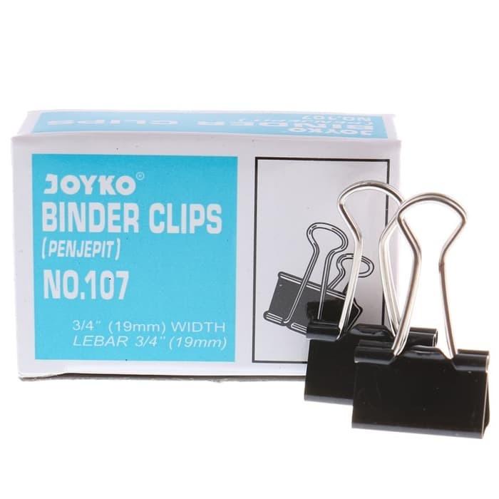 

Klip | [ Gross ] Binder Clip Penjepit Kertas - Joyko Kenko No. 107 Murah!