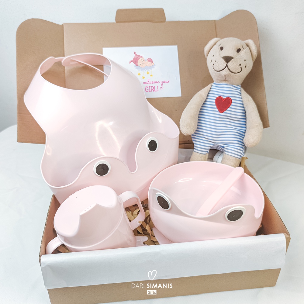 BABY BOX - Set Makan Bayi, hampers Baby Shower - Kado Bayi Hadiah