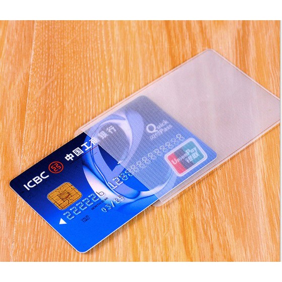 Plastik pelindung ATM SIM KTP Kartu Nama Card Cover