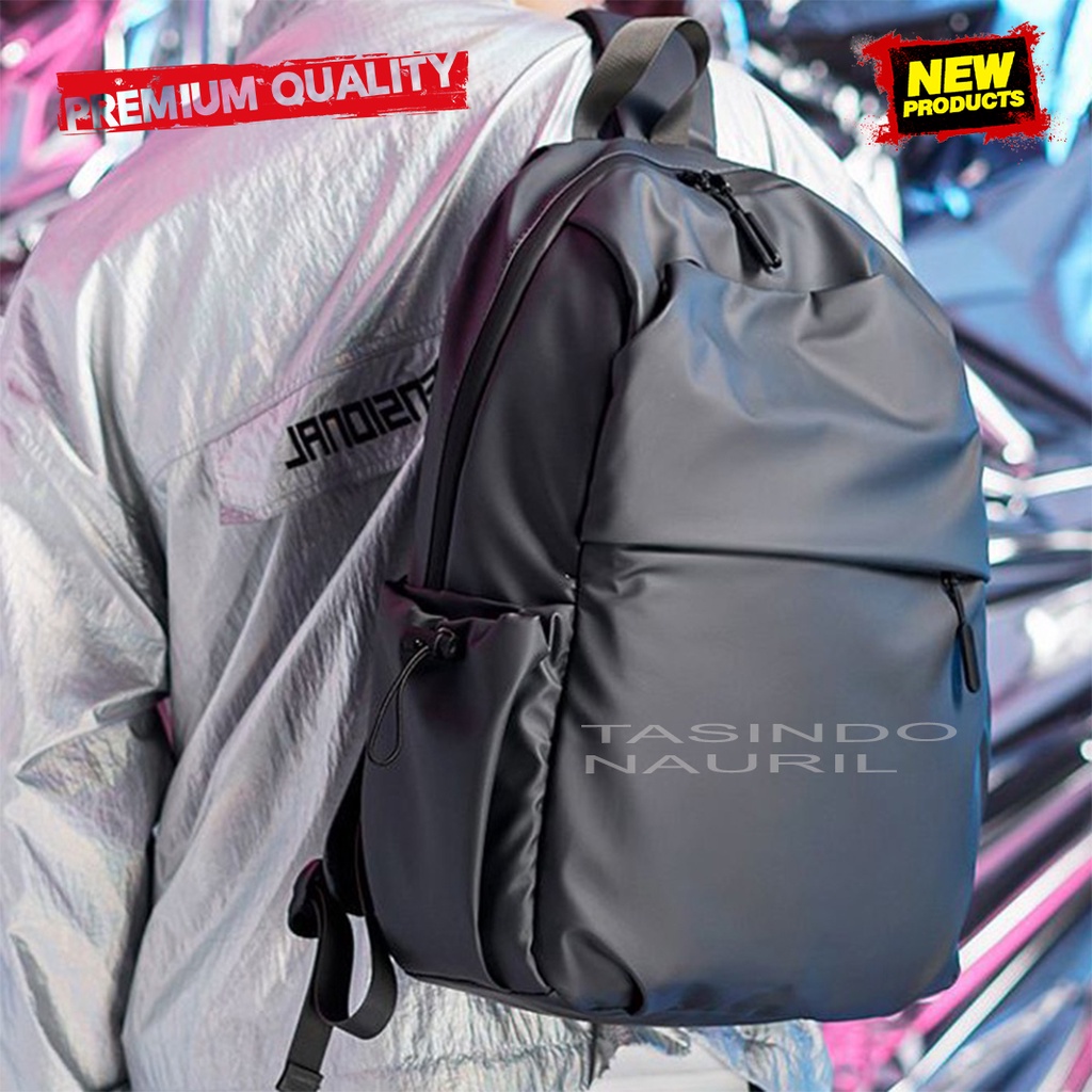 Tas Ransel Laptop Backpack Waterproof distro bagpack gendong pria wanita sekolah bahan Laongcmah Anti air