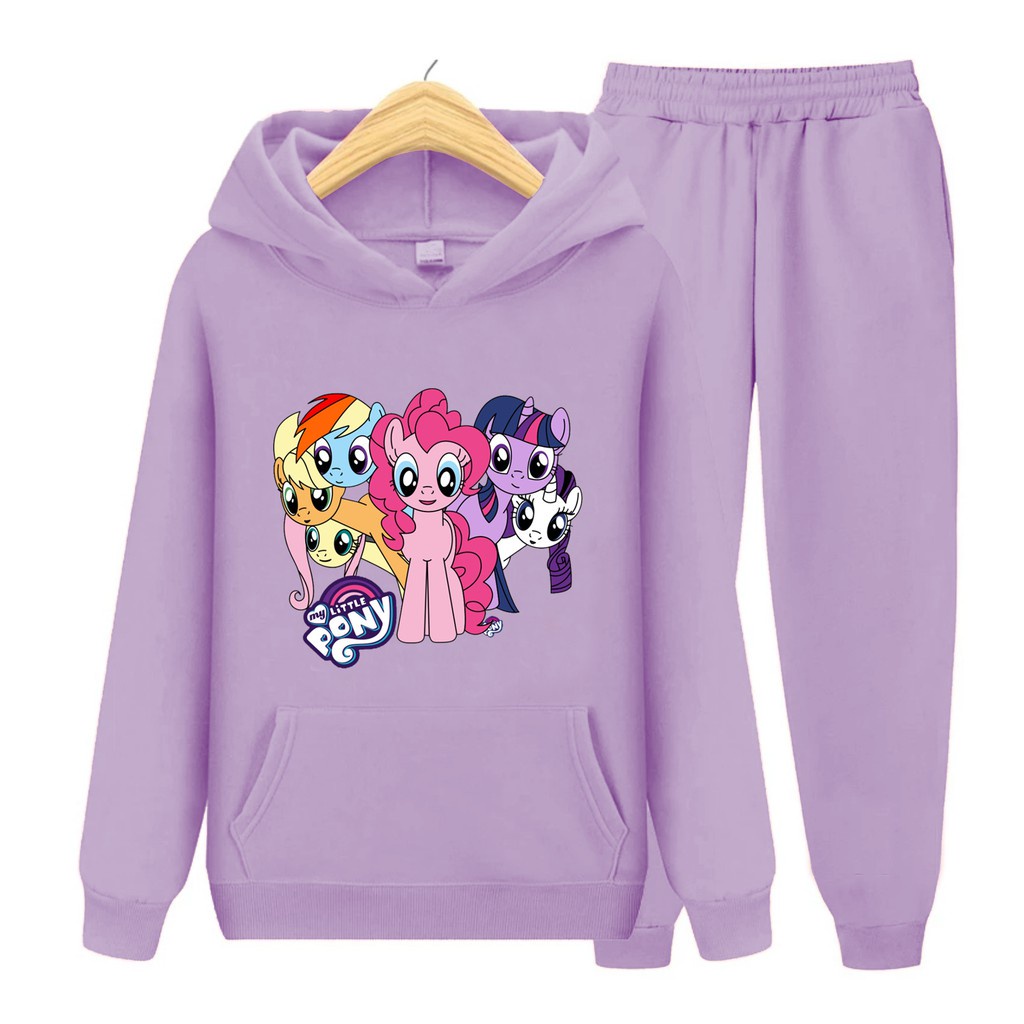 Setelan Sweater Anak Kuda Poni/ Sweater Hoodie Anak Perempuan