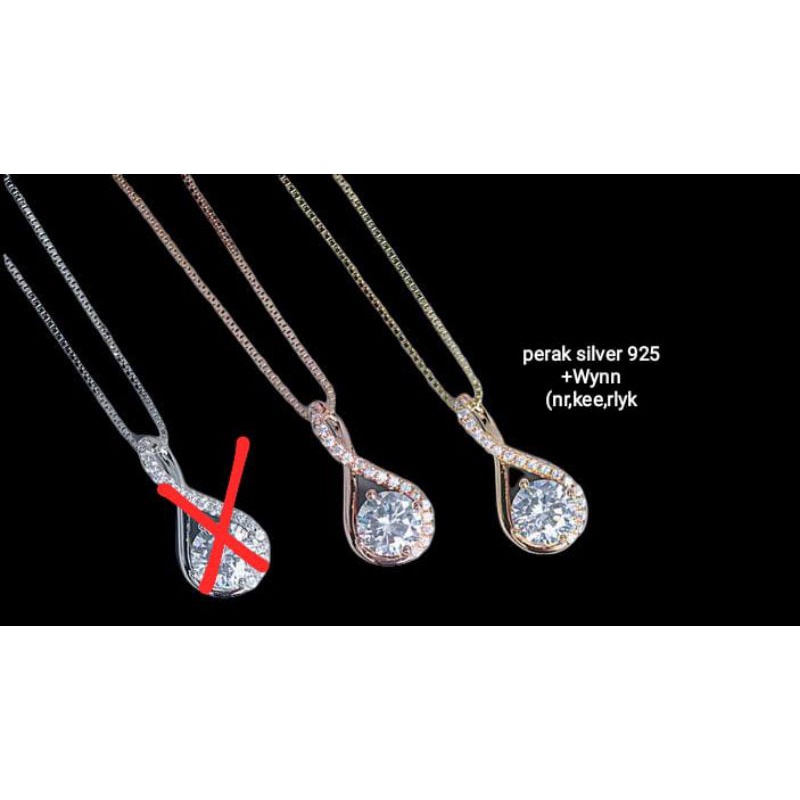 Kalung perak silver 925,tidak luntur,mewah,cocok buat yg alergi xuping,aman dipake mandi,cocok kado