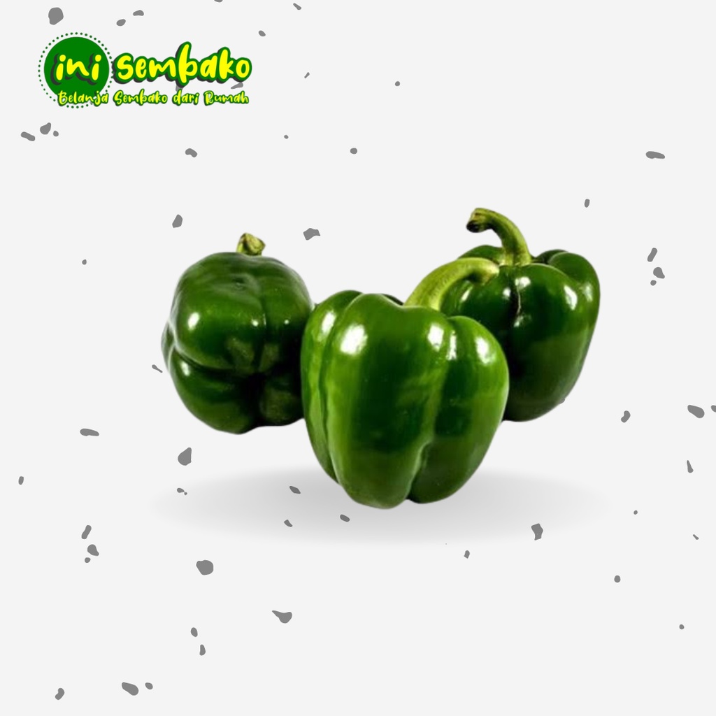 

Paprika Hijau 180 - 250 gram / pcs Ini Sembako