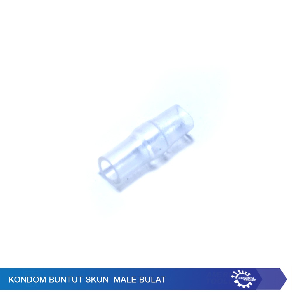 Kondom Buntut Skun Male Bulat - Isi 100 Pcs