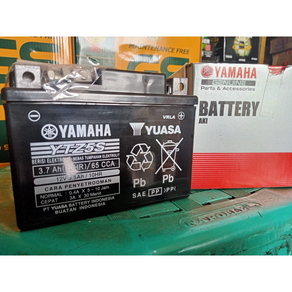 ACCU,AKI KERING YUASA YTZ5S ORI ATAU ORIGINAL YAMAHA MIO SOUL,VIXION,MIO J,JUPITER MX,JUPITER Z NEW