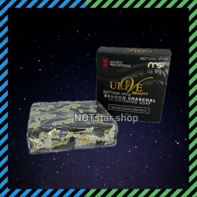 SABUN BAMBOO CHARCOAL MSI - skincare MSI "NOTSTAR SHOP"