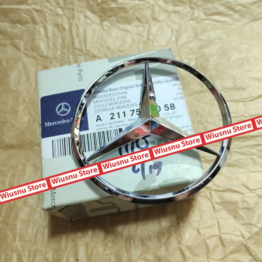 Wiusnu Store -  Logo Bintang Bagasi w211 Original / Emblem Bagasi Mercy