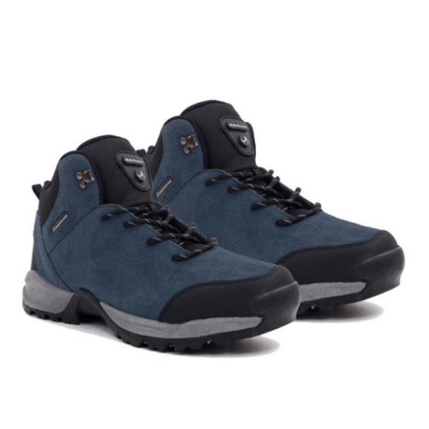 Sepatu Mokzhaware Breathe Suede Navy Grey