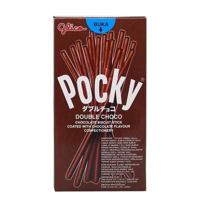 

Pocky Double Cokelat Biscuit Stick 47 g