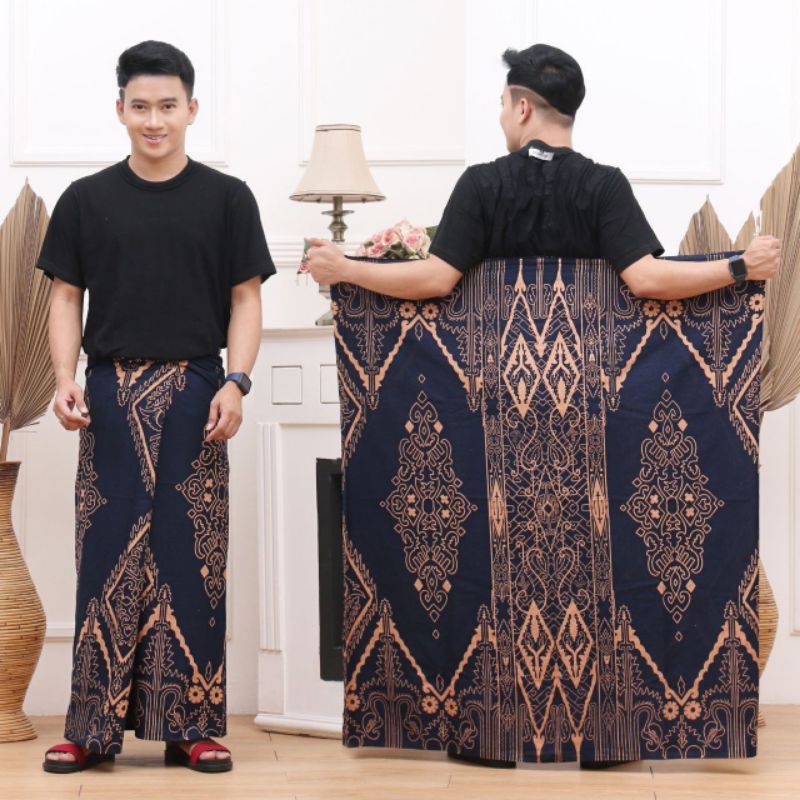 SARUNG PRIA TERBARU MOTIF TEROMPAH SHOLAT DEWASA SARUNG MOTIF BALIMUN SARWON-Pd C