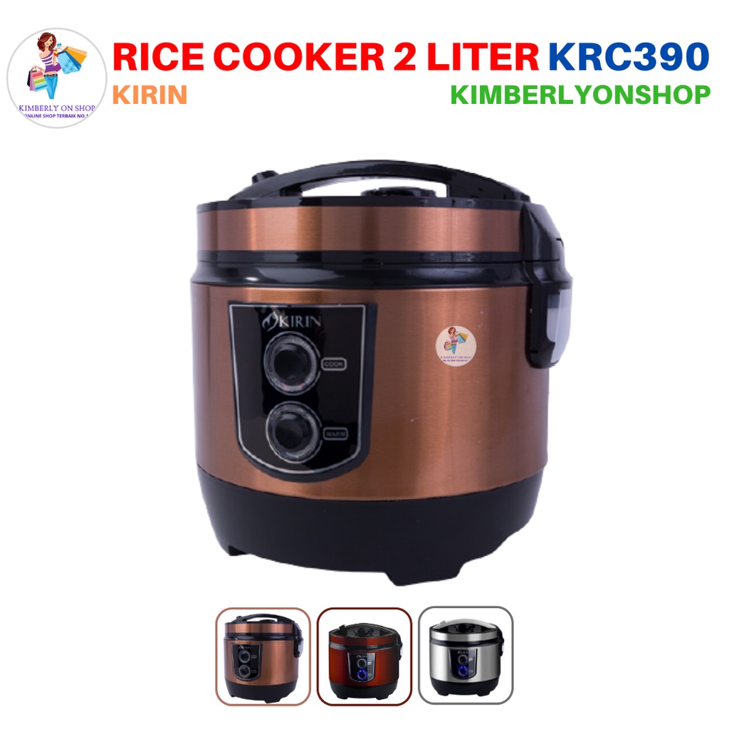 Rice Cooker Magic Com KIRIN Ceramic 2 Liter KRC 390