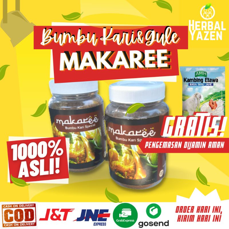 

BUMBU GULE KARE KARI KHAS ARAB ORI ASLI MAKARE MAKAREE RASA ENAK MURAH