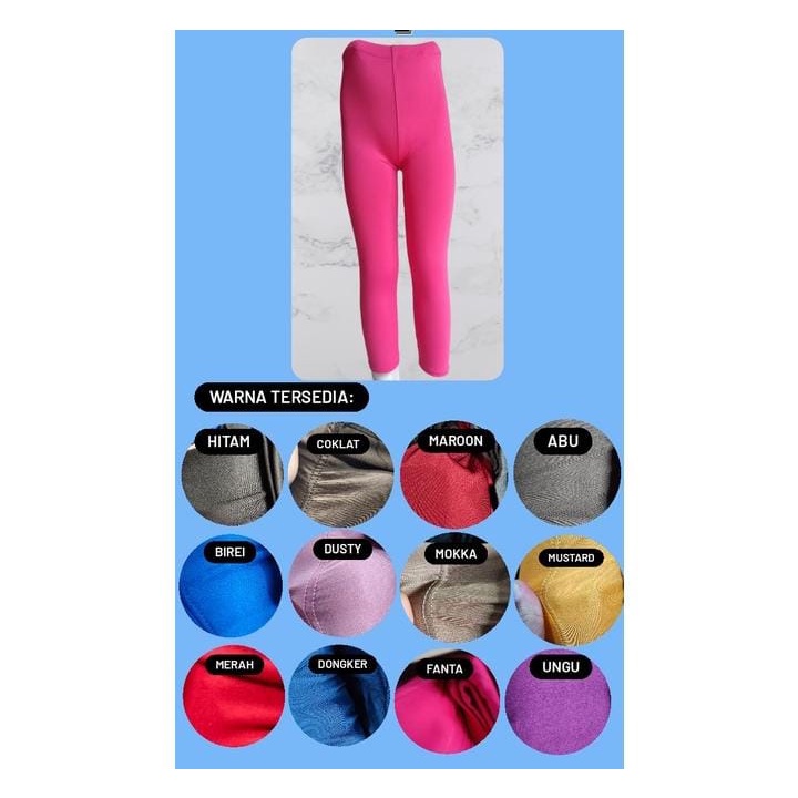 Legging Anak Usia 2-7 tahun Termurah