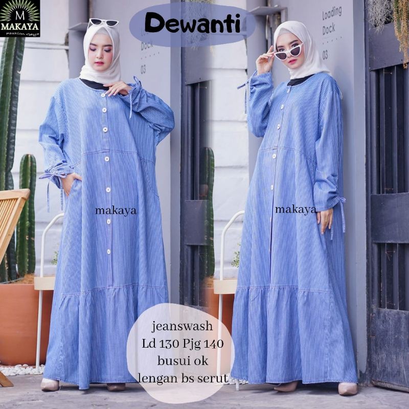 Dewanti gamis jumbo wanita muslim grosir solo murah