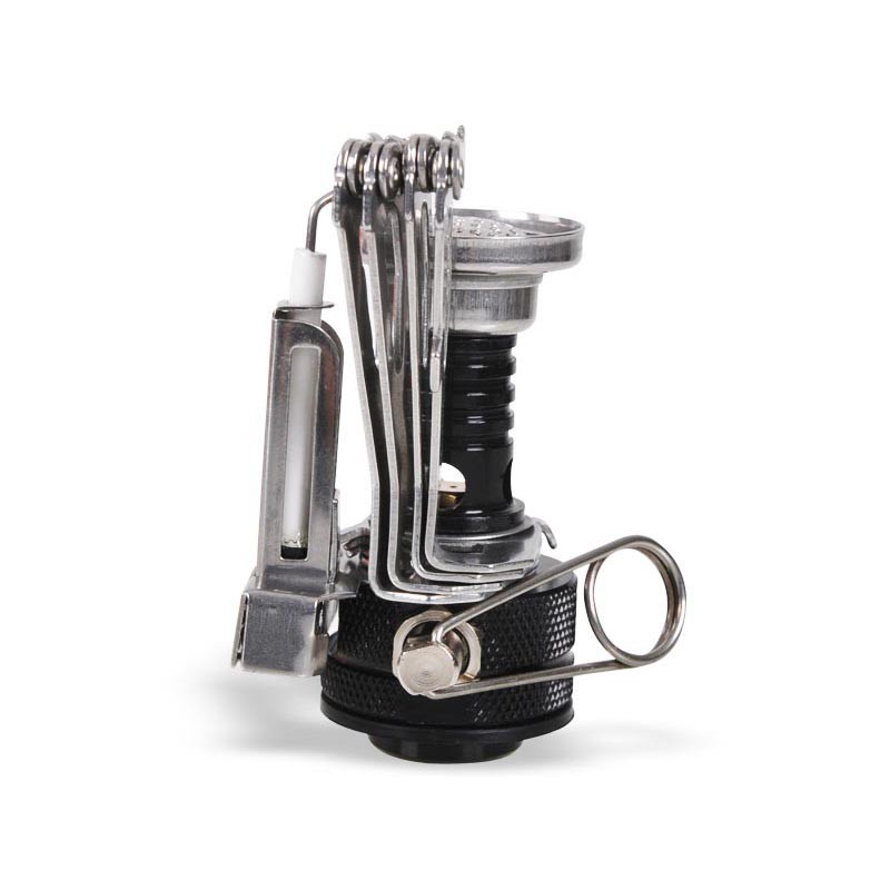 LIXADA Kepala Kompor Gas Lipat Mini Camping Stove - SL-0102 - Black