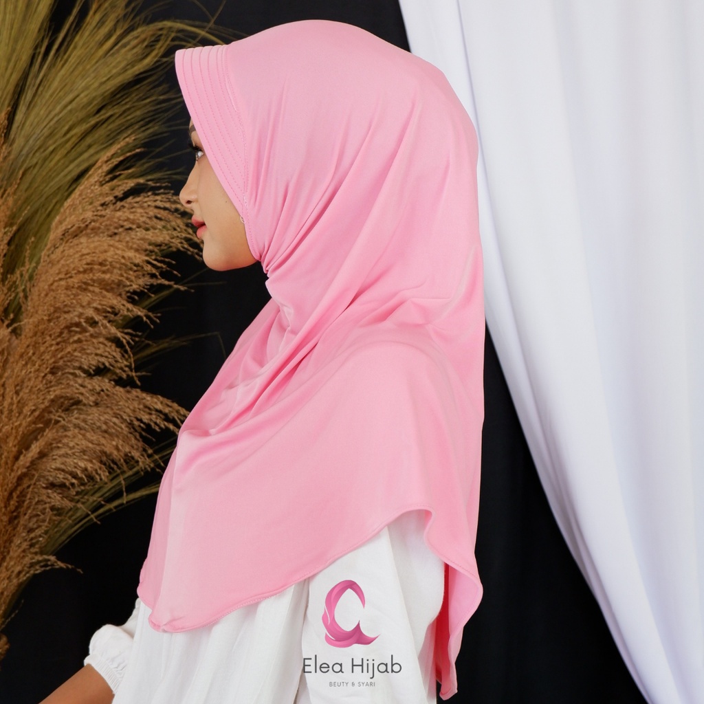 Jilbab bergo Hamidah Jersey / Hijab Jersey / jilbab sport / Hijab Instan Jersey Pinguin