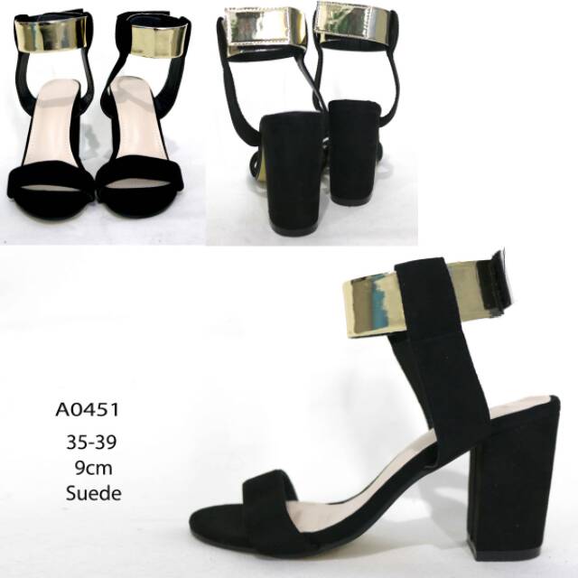 sale chunky strappy heels 9 cm