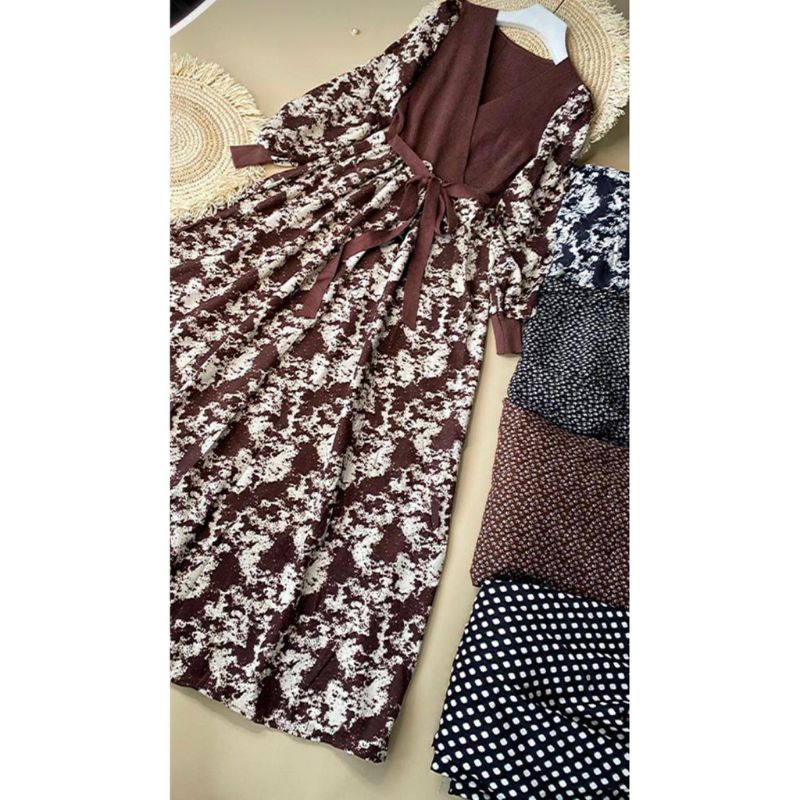GAMIS RAJUT MIX CODORAY / DRESS MAXI RAJUT PREMIUM MURAH 123