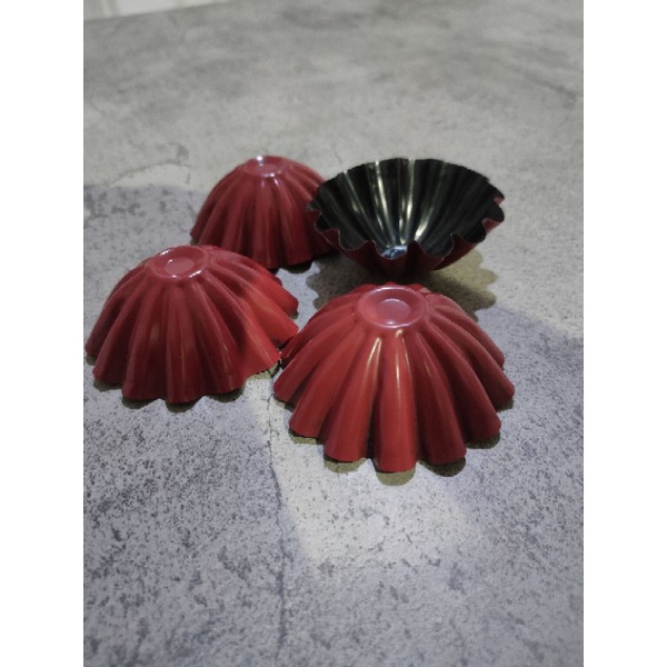CETAKAN TART / PIE - KODE FLOWER RED