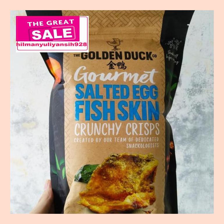 

S50Mra Golden Duck Gourmet Salted Egg Yolk Fish Skin 125 Gram (Singapore) - Fish Skin Ret05Vh