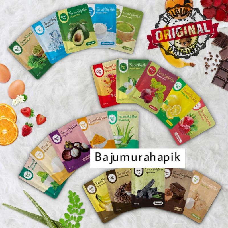 Dear Up Face and Body Mask / Masker Wajah Organik