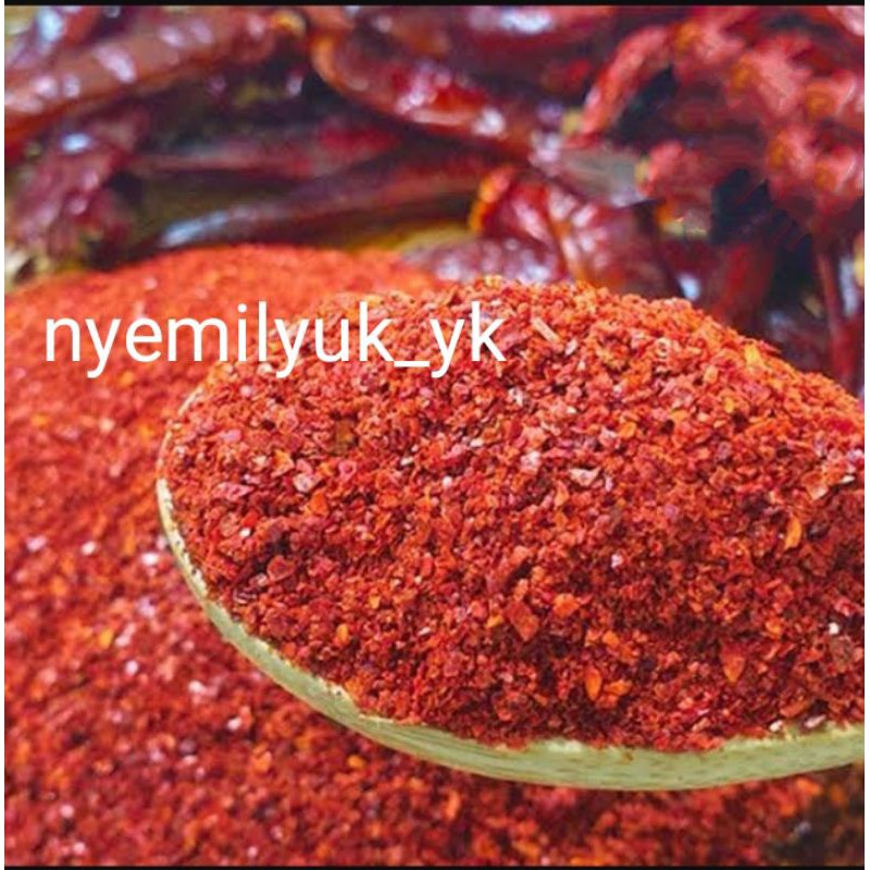 

Gochugaru HALAL (bubuk cabe korea) Repack