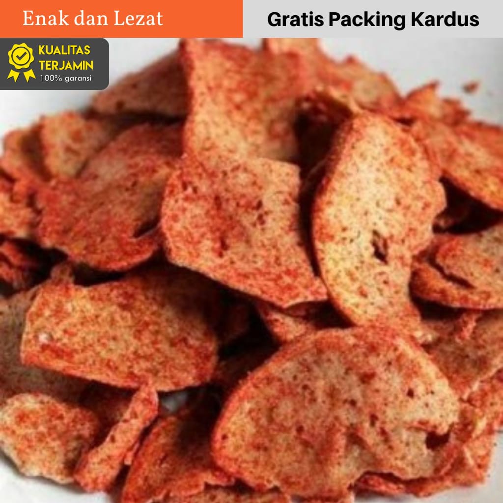 

TERMURAH Snack kiloan keripik basreng pedas gurih 125 gram | MAKANAN RINGAN CEMILAN JAJANAN