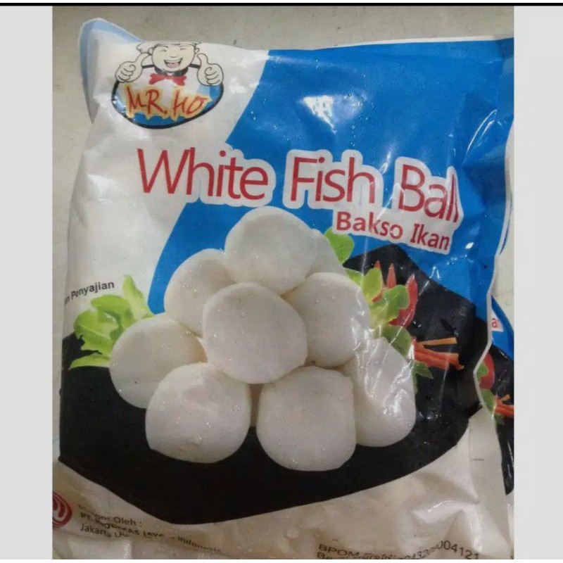 

Mr Ho White Fish Ball 450gr / Baso ikan / Frozen Food