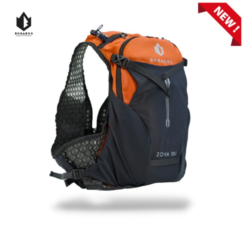 Tas Hydropack trail running BOGABOO zoya 10 L - tas lari - tas running - tas motorcross - tas sepeda - tas waterbladder - vest pria wanita - tas hiking - bycycle backpack - tas marathon - tas rompi - tas olahraga - tas punggung sepeda