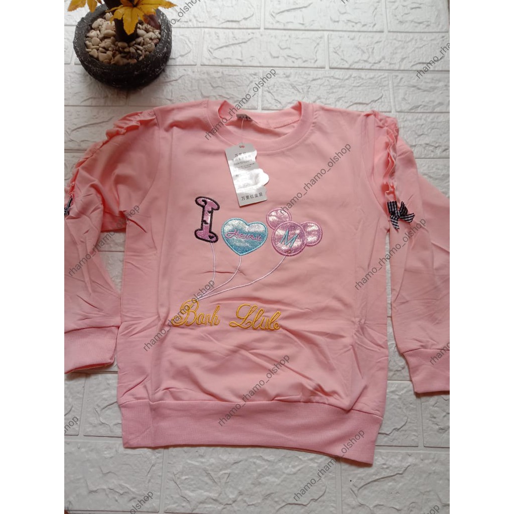 Baju import anak perempuan/ baju import lengan panjang anak perempuan