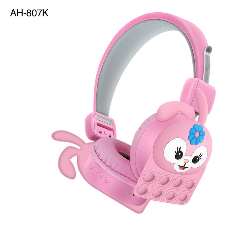 HEADPHONE BLUETOOTH AH-807K FASHION KARTUN LINABELL