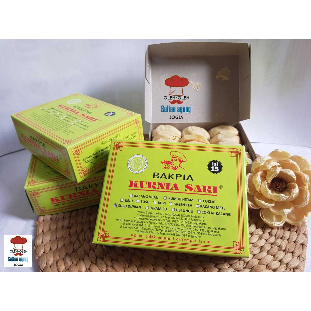 

BAKPIA KURNIA SARI ORIGINAL isi 15 YOGYAKARTA, Gratis Vakum dan Gratis buble wrap tanpa minimal pembelian