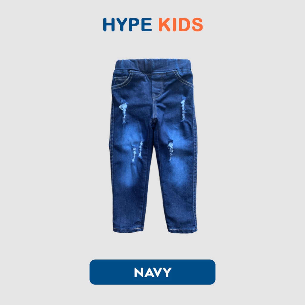 Hypekids Ripped Skinny Pants - Celana Panjang Ripped Jeans Anak Usia 1 - 7 Tahun Unisex